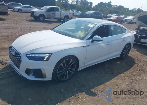 2022 Audi S5 Premium Plus из США, поврежденный, VIN WAUC4CF58NA035308